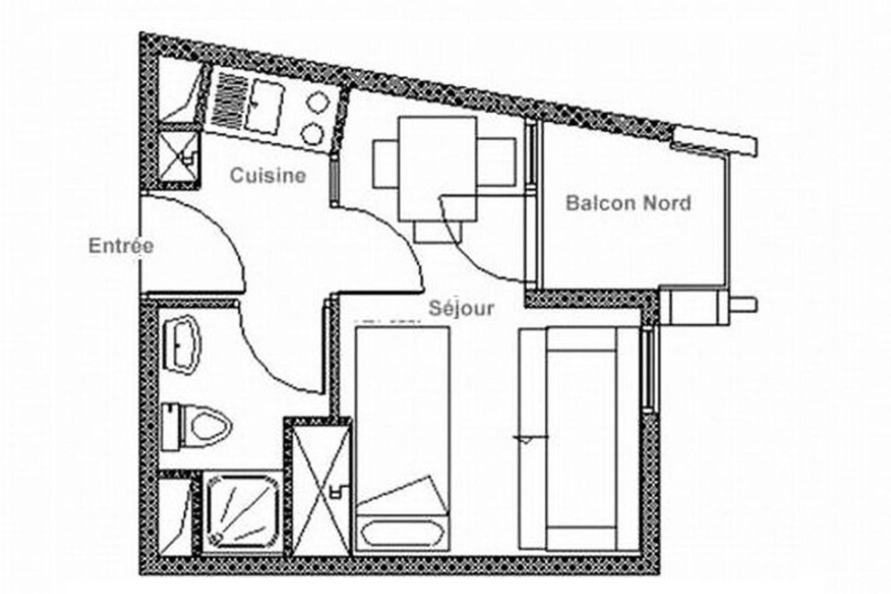 Residence Soldanelles B - Studio - Proche Des Pistes - Balcon Mae-3694 Сен-Мартен-дьо-Белвил Екстериор снимка